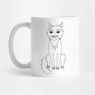 Cute cartoon cat Mug